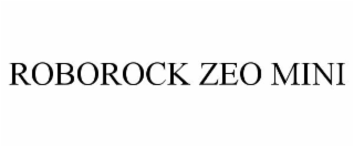 roborock zeo mini