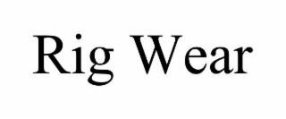 rig wear