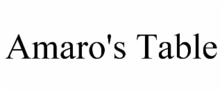 amaro's table