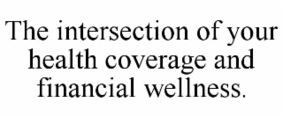 the intersection of your health coverage and financial wellness.