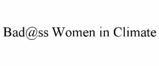 bad@ss women in climate