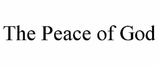 the peace of god