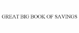 great big book of savings