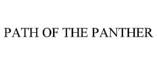 path of the panther
