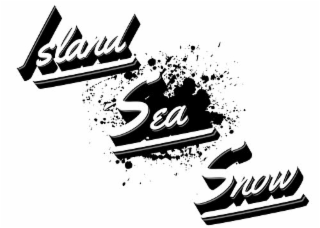 island sea snow
