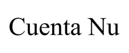 cuenta nu
