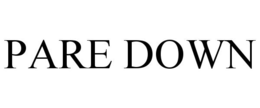 pare down