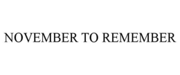 november to remember