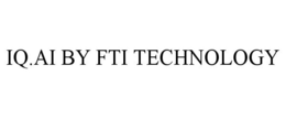 iq.ai by fti technology
