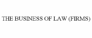 the business of law (firms)