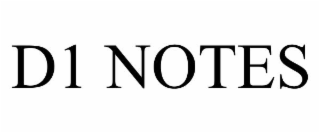 d1 notes