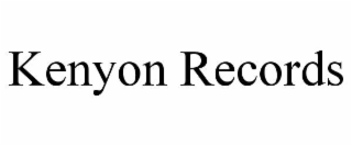 kenyon records