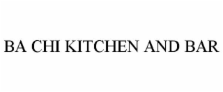 ba chi kitchen and bar