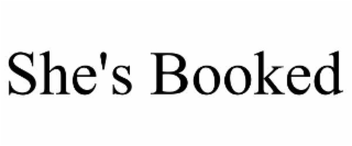 she's booked