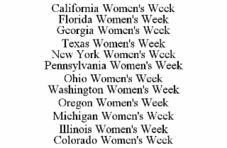 california women's week                                                                                                                            florida women's week                                                                                        