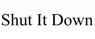 shut it down
