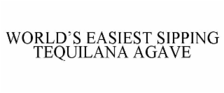 world’s easiest sipping tequilana agave
