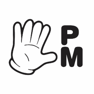 p m