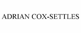 adrian cox-settles