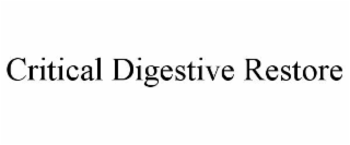 critical digestive restore