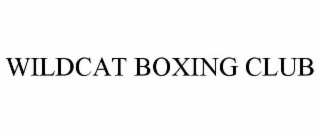 wildcat boxing club