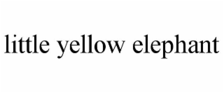 little yellow elephant