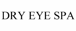 dry eye spa