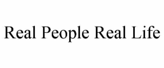 real people real life