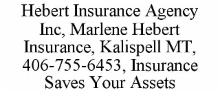hebert insurance agency inc, marlene hebert insurance, kalispell mt, 406-755-6453, insurance saves your assets