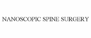 nanoscopic spine surgery