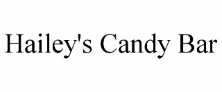 hailey's candy bar