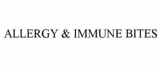 allergy & immune bites