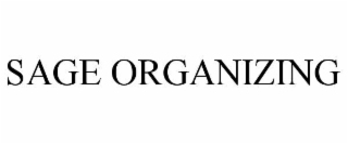 sage organizing