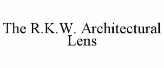 the r.k.w. architectural lens
