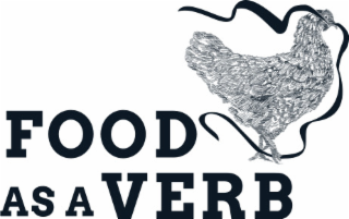 food as a verb