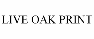 live oak print