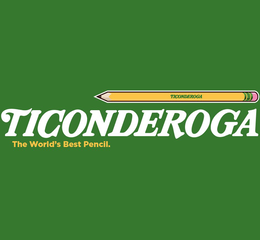 ticonderoga the world's best pencil. ticonderoga