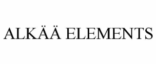 alkÄÄ elements
