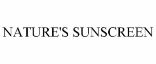 nature's sunscreen