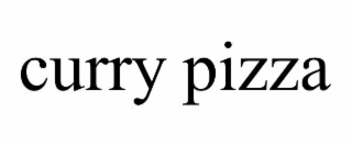 curry pizza