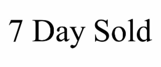 7 day sold