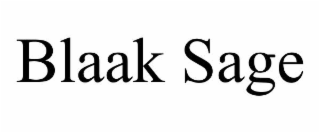 blaak sage