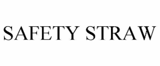 safety straw