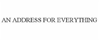 an address for everything