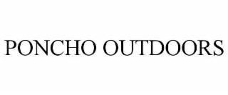 poncho outdoors