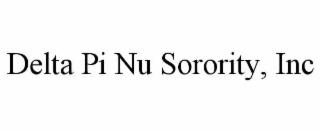delta pi nu sorority, inc