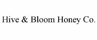 hive & bloom honey co.
