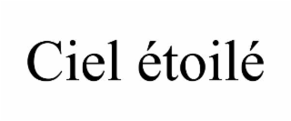 ciel ÉtoilÉ