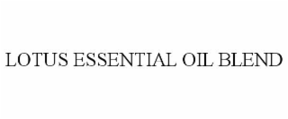 lotus essential oil blend