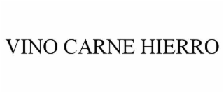 vino carne hierro